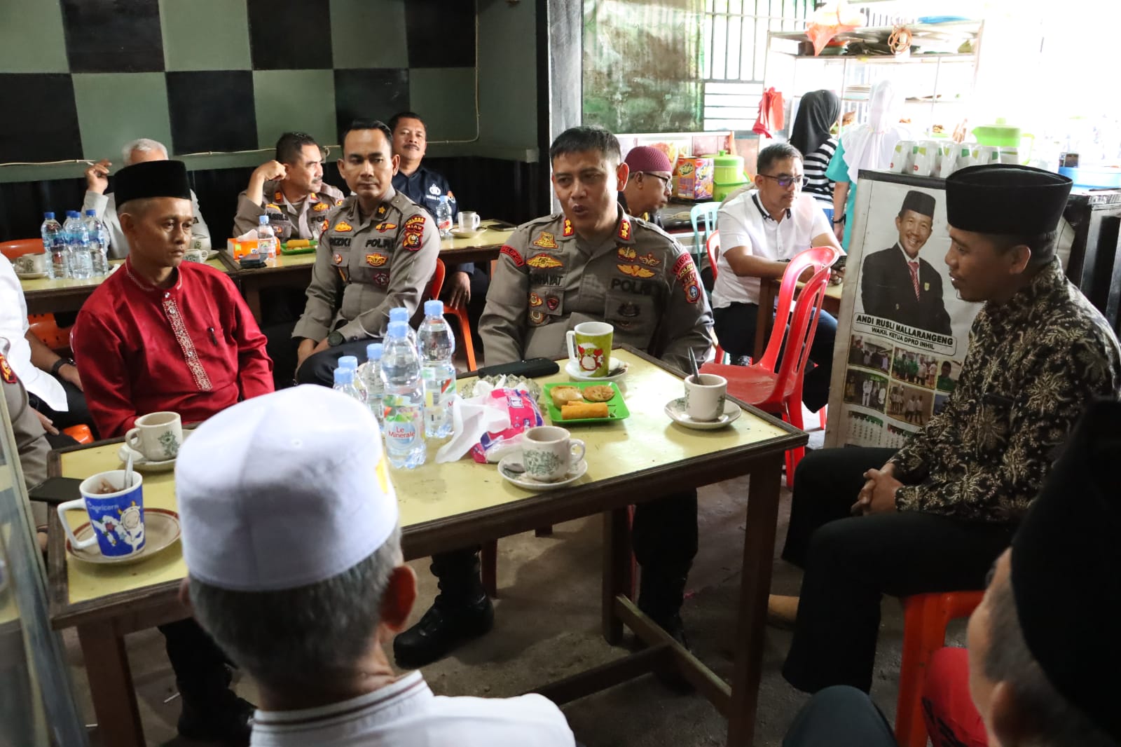 Lurah Tembilahan Hilir Dan RT Curhat Ke Polres Inhil